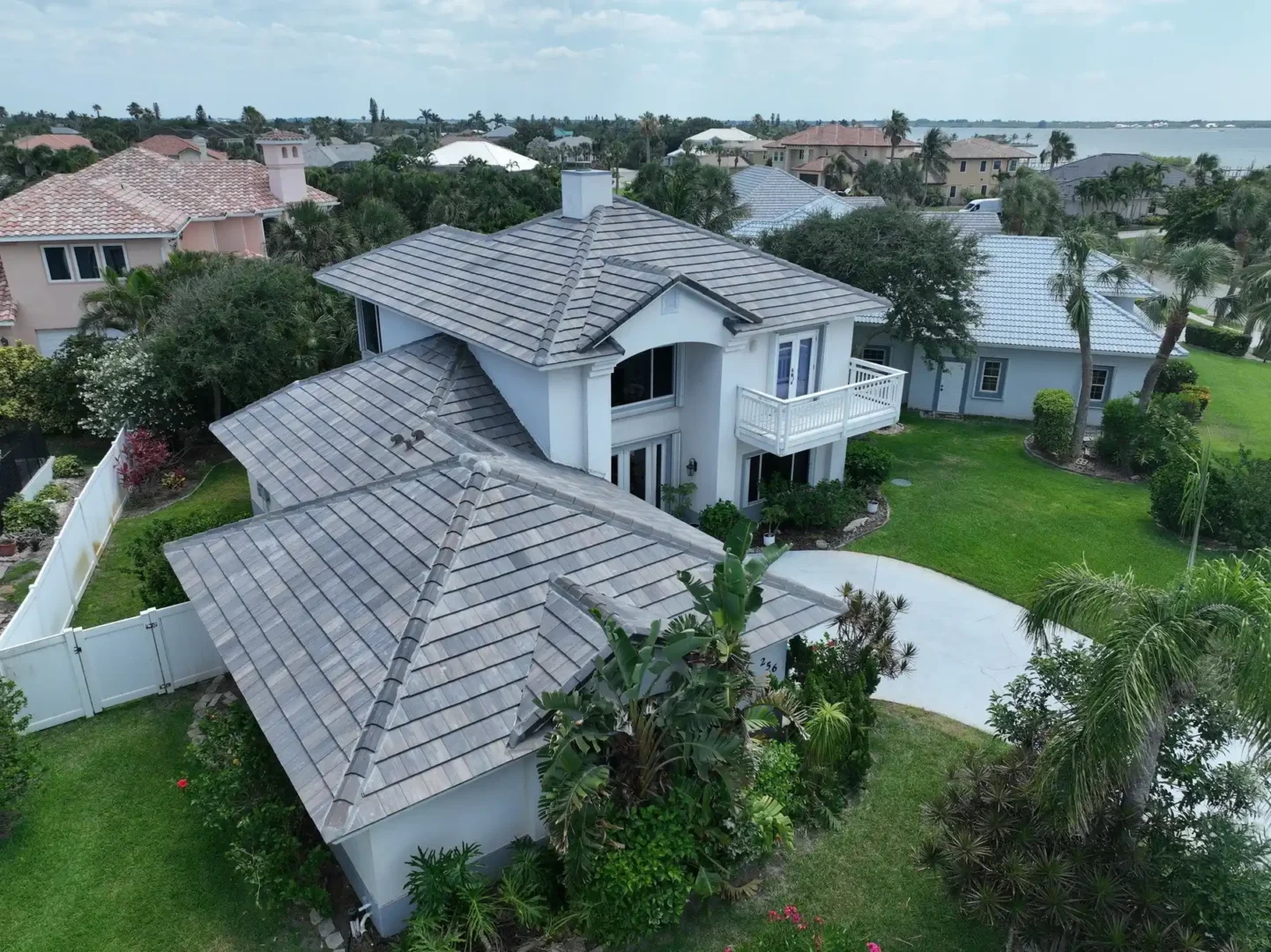 Gray Tile Coastal Home